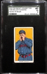 1909-11 T206 Miller Huggins (HOF) Hands At Mouth w/ Piedmont Back- SGC 40 (3 VG) 